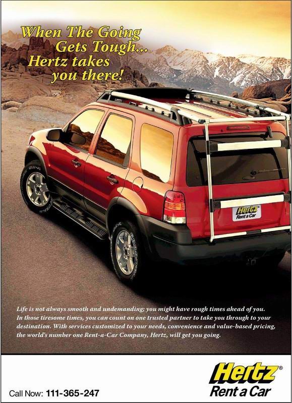 When the going gets tough, Hertz takes you there